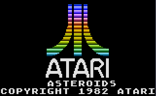 Asteroids (1983) (Atari) Screenshot